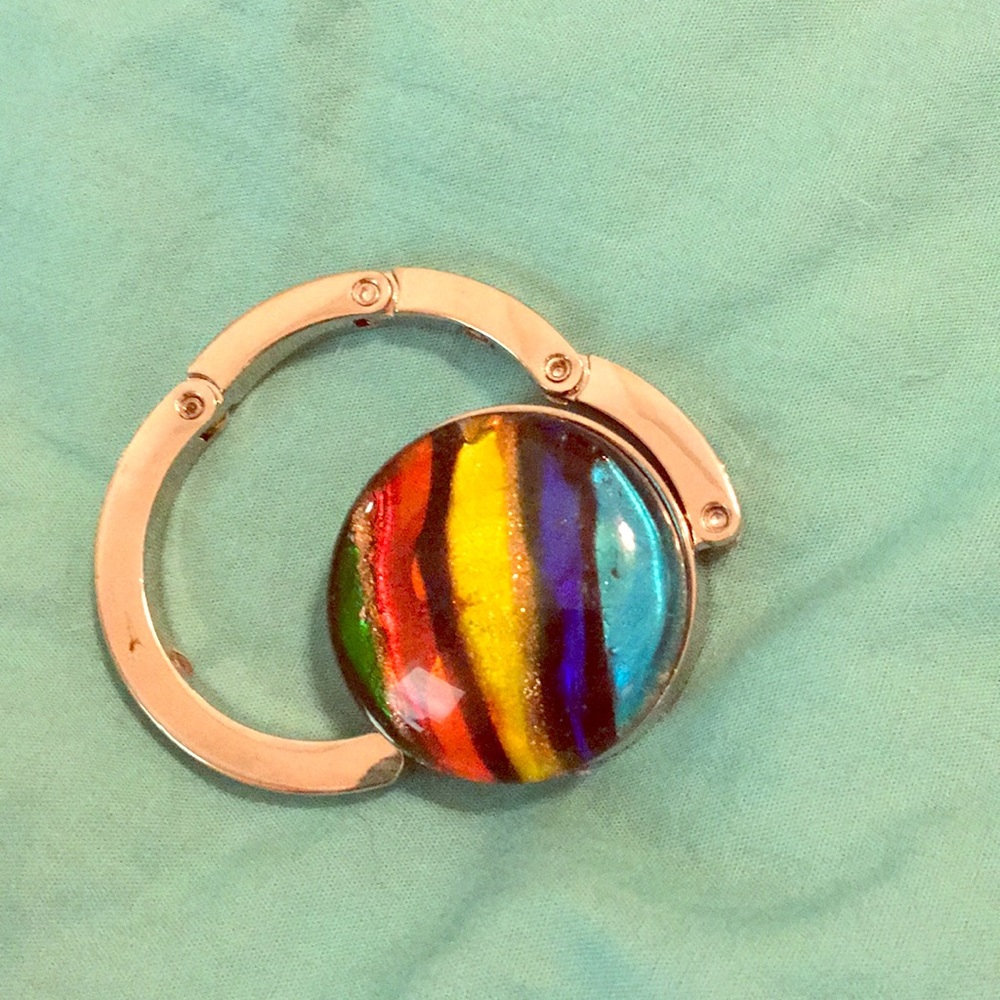Rainbow Purse Hook.